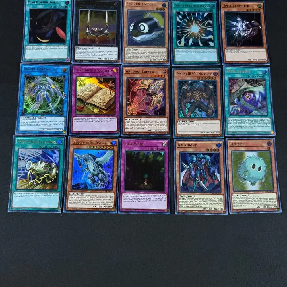 lot of 20 yu-gi-oh! holo cards vintage/modern 1st edition/regular yugioh
